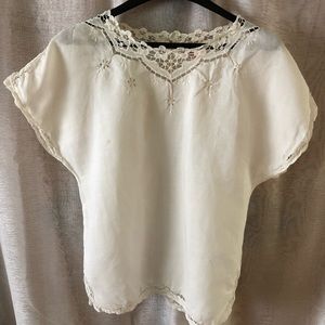 Vintage 100% Ramie Blouse
